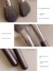 Portable 5-pin wool makeup brush set small animal blush brush super soft makeup tool storage bag
