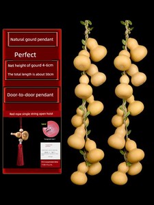 Pendant Living Room Bedroom Red Natural Bottle Gourd