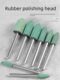 Rubber grinding head polishing hand tools accessories cowhide polishing head polishing rod artifact manual alloy