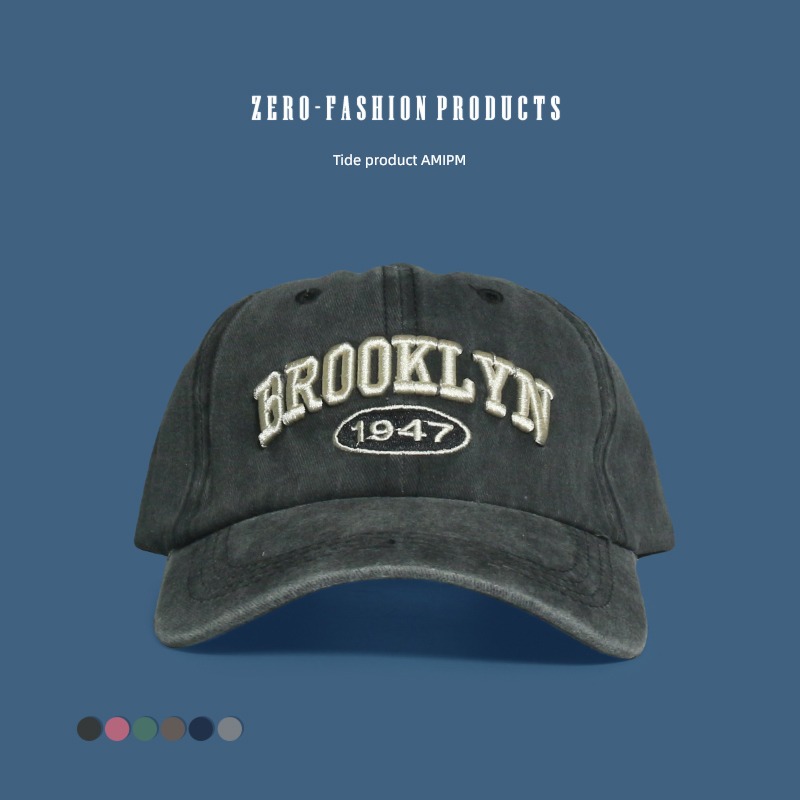 Hip hop washing Retro Spring and summer personality Baseball cap