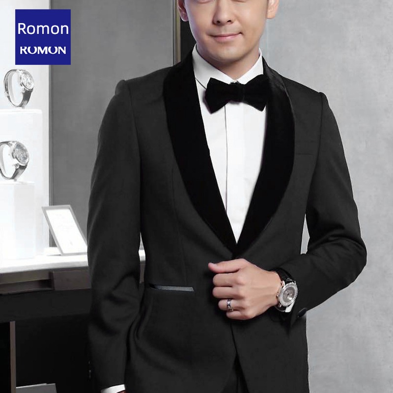 Romon show groom groomsman Pagoda Shiduo Self-cultivation formal wear
