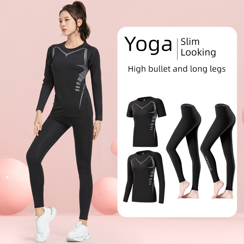 female Quick drying Big size Basketball Autumn and winter Fitness wear