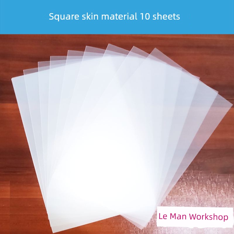 Children's Shadow Puppet Play Imitation Leather Paper Handmade DIY Kindergarten Props Accessories Transparent Frosted Imitation Leather Material Journey to the West