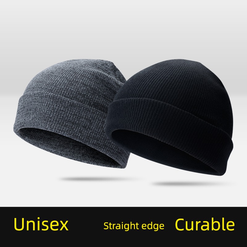 fit round face Big head circumference Autumn and winter Versatile Hat