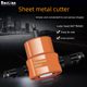 Double-headed metal thin plate cutter electric iron sheet electric scissor curve opening electric punching shear iron sheet tool