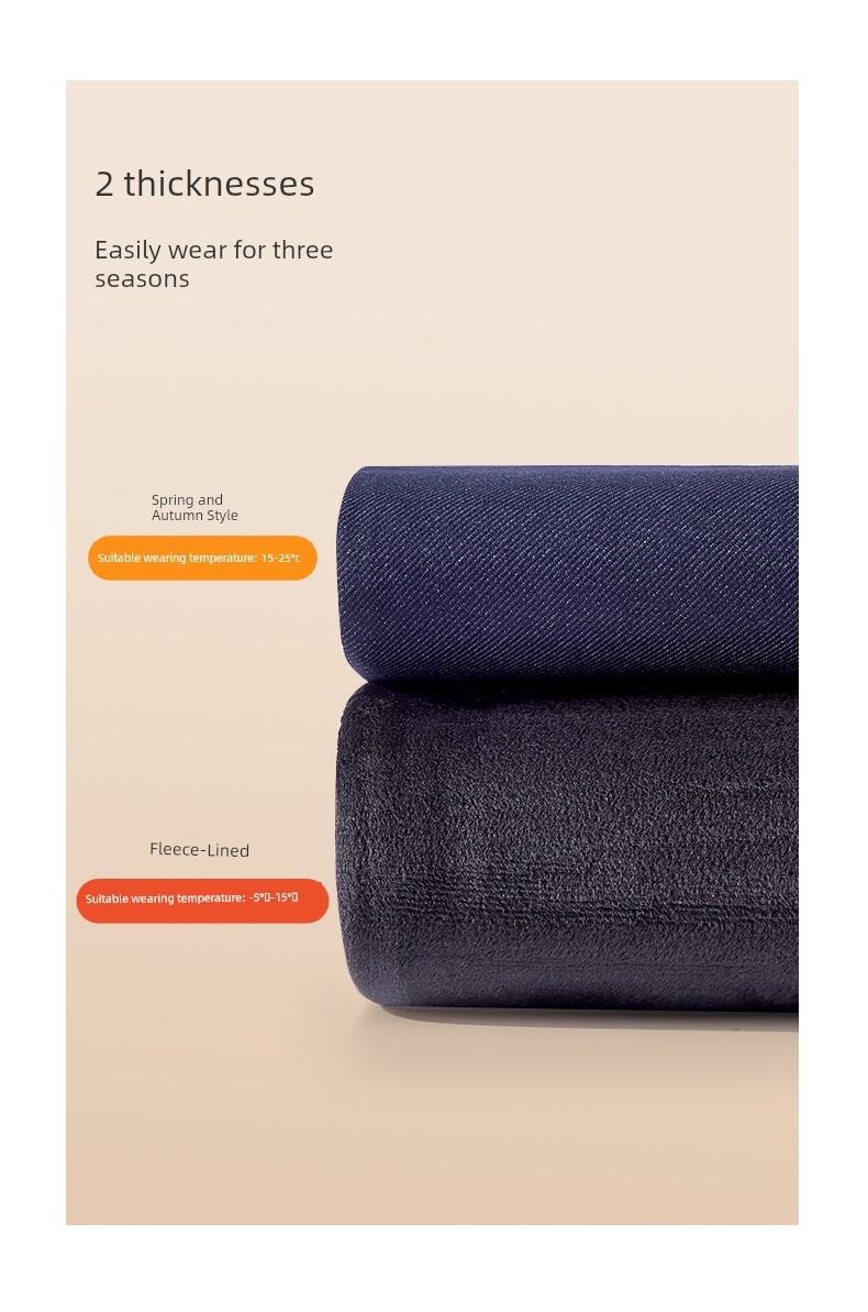 Jq Jingqi Maternity Pants for Autumn and Winter, Large Size Wide-Leg Pants, Fleece-Lined, Thick, Non-Tightening on the Belly, Long Pants for Pregnant Women — 6