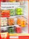 Refrigerator storage box Food grade antibacterial freshness box Kitchen vegetables and fruits food storage box Egg sorting tool