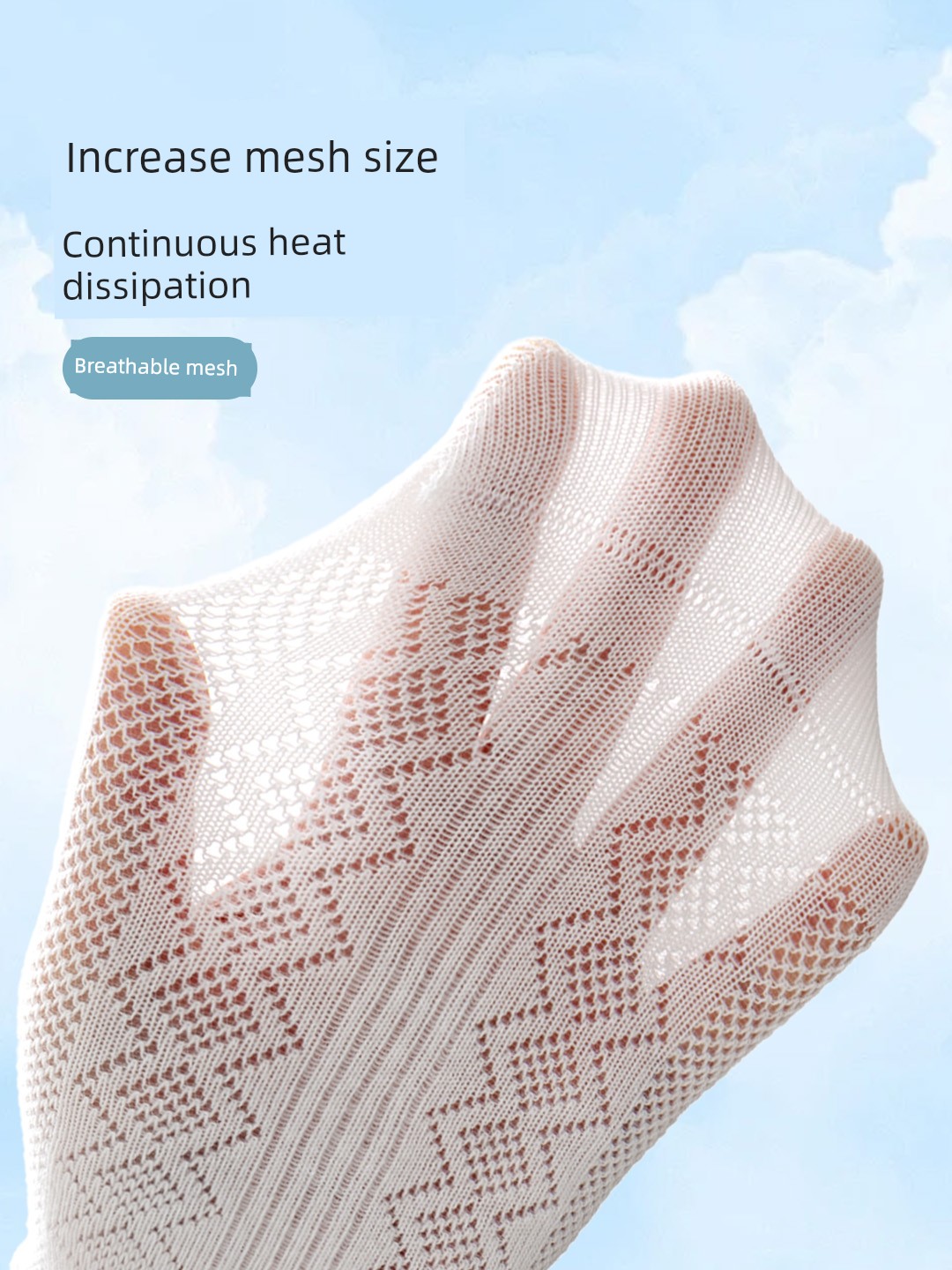 Children's Socks for Girls, Summer Thin Mesh Pure Cotton, Class a Antibacterial, Odor-Resistant, Sweat-Absorbent, for Older Children and Toddlers, Autumn — 2