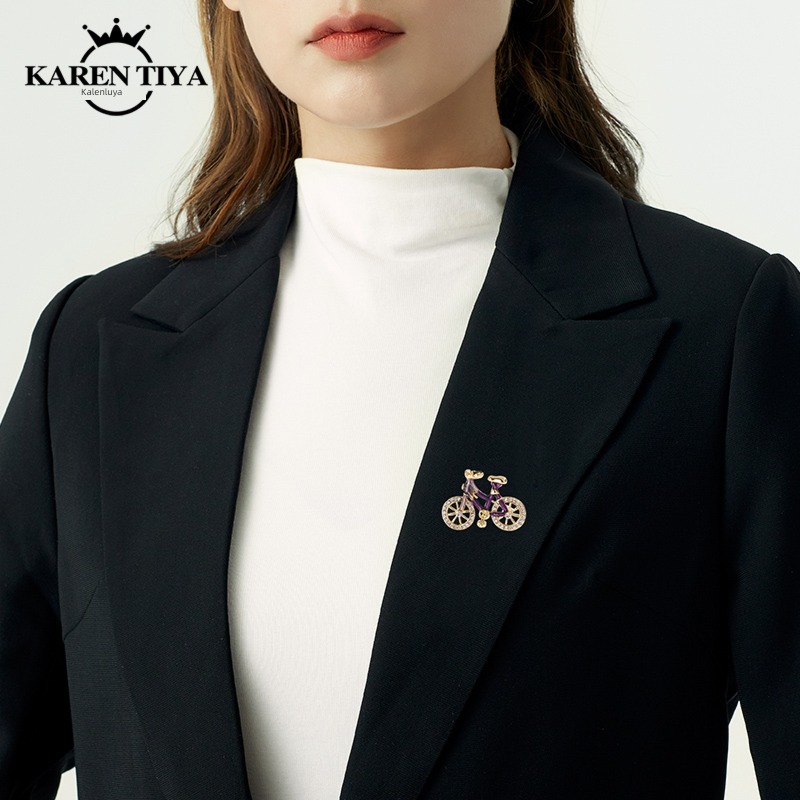 originality high-grade female solar system Bicycle decorate Brooch