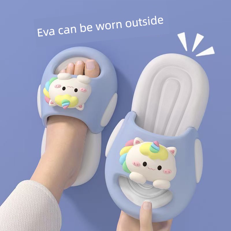 Children's Slippers for Girls 2026 New Summer Outdoor Non-Slip Soft-Soled Bath Indoor Home Boys' Slippers — 3