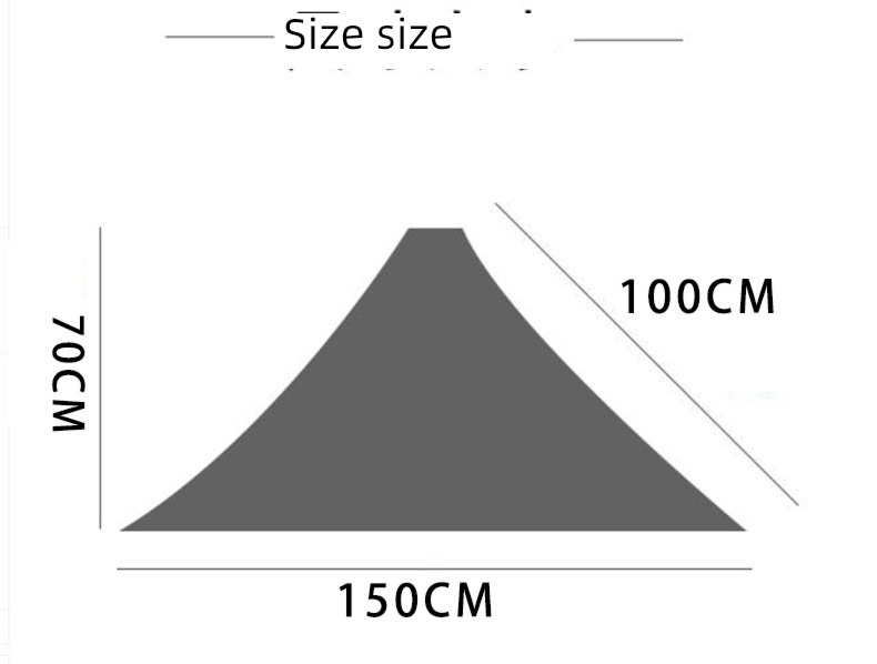 Internet celebrity female Changeable Triangle towel thickening Knitting wool