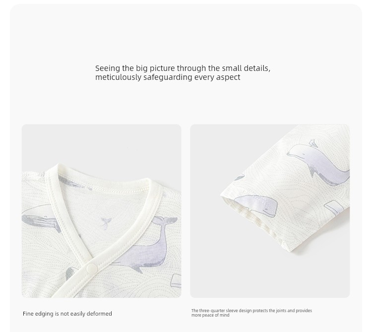 Babylove Newborn Romper Spring and Summer Pure Cotton Baby Triangle Romper Baby Clothes but Not Whale-Themed — 11