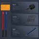 Sterli pen Gundam model military standard engraving color GK pen liquid stainless steel pen tip tool
