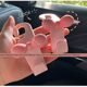 Strikeless hook bow girl car storage car chair back hook pink new car gift cute dopamine