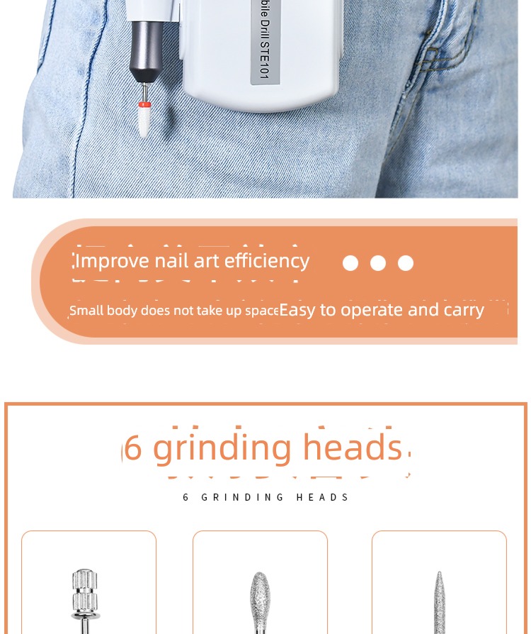 small-scale charge Portable Pen style major Exfoliating scrub Nail removal