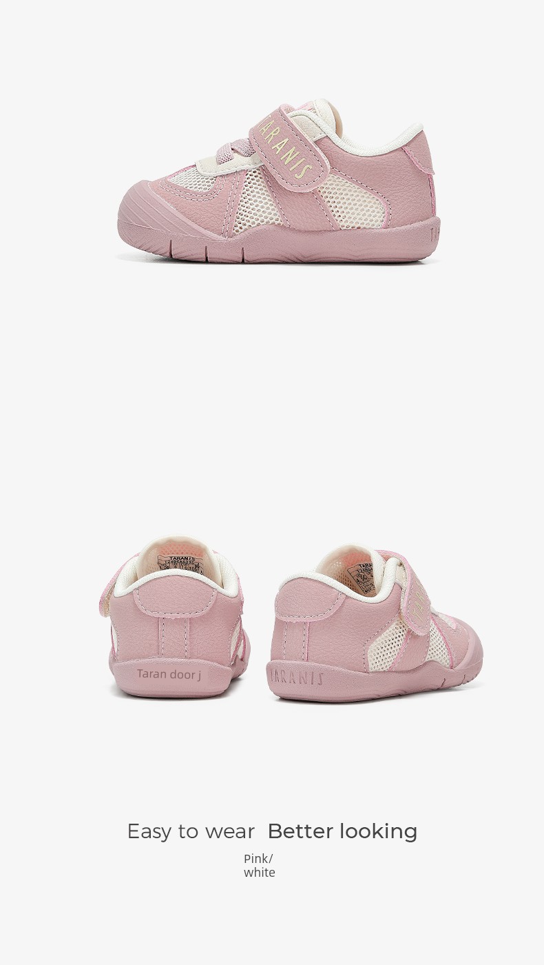 Tyrannis Children's Shoes 101 Step-Pre-Walking Shoes for Boys, Soft-Soled Newborn Shoes for Girls, Breathable and Comfortable Infant Shoes — 12