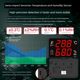 Temperature and humidity meter industrial grade high precision large screen factory warehouse with probe alarm display instrument AS106A