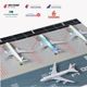 Alloy finished passenger aircraft model ornaments Air China Southern Airlines China Airlines Boeing B777/747/787 Airbus A350