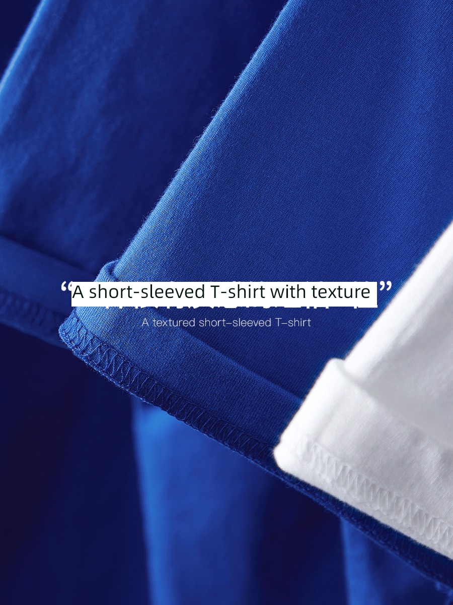 Chaopai Polychromatic Optional man Short sleeve printing T-shirt