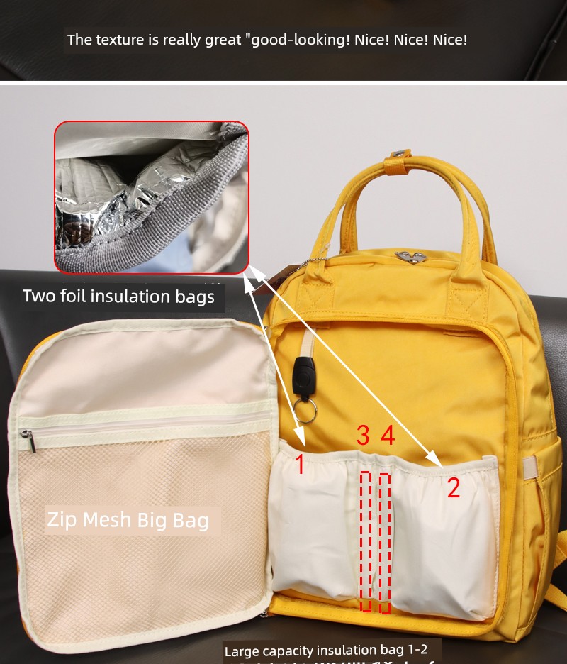 Japan Super Lightweight Waterproof Go out Satchel Baby Diaper Bag — 6