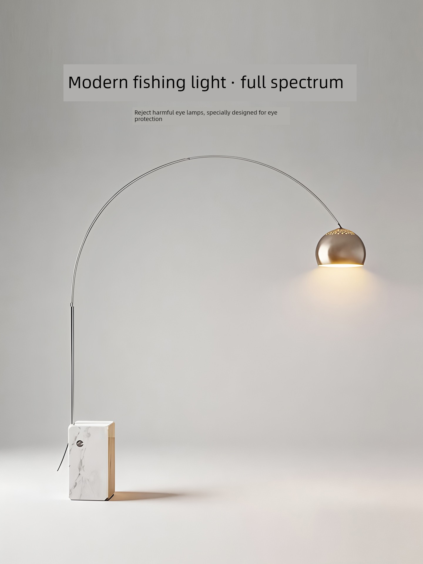 Gujiayi 2026 New Minimalist Fishing Lamp for Living Room Sofa Side, Modern Light Luxury High-End Atmosphere Decorative Floor Lamp