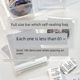Self-sealing bag thickened self-adhesive bag animation round badge millet transparent storage protection bag protective cover