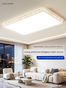 Light Luxury and High-End Crystal Ceiling Lamp, Living Room Main Light, Modern and Simple, Elegant, Bedroom, Dining Room