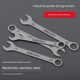 Stainless steel ultra-thin plum opening wrench set double opening thin wrench 6/8/10/12/14-piece set of auto repair tools