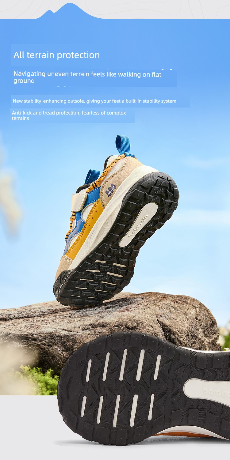 Balabala Kidsren's Shoes Kidsren's Sports Shoes Baby Boys and Girls Shoes 26 Autum Non-Slip Outdoor Stable Running Shoes — 6