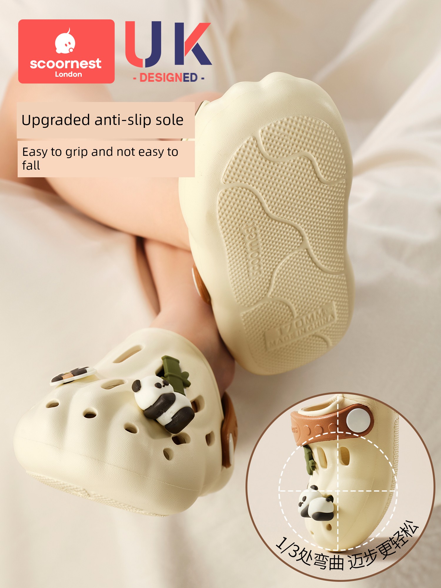 Kechao Kidsren's Clogs Summer Boys' Sandals Indoor Home Bathing Baby Beach Slippers Non-Slip Girls' Slippers — 2