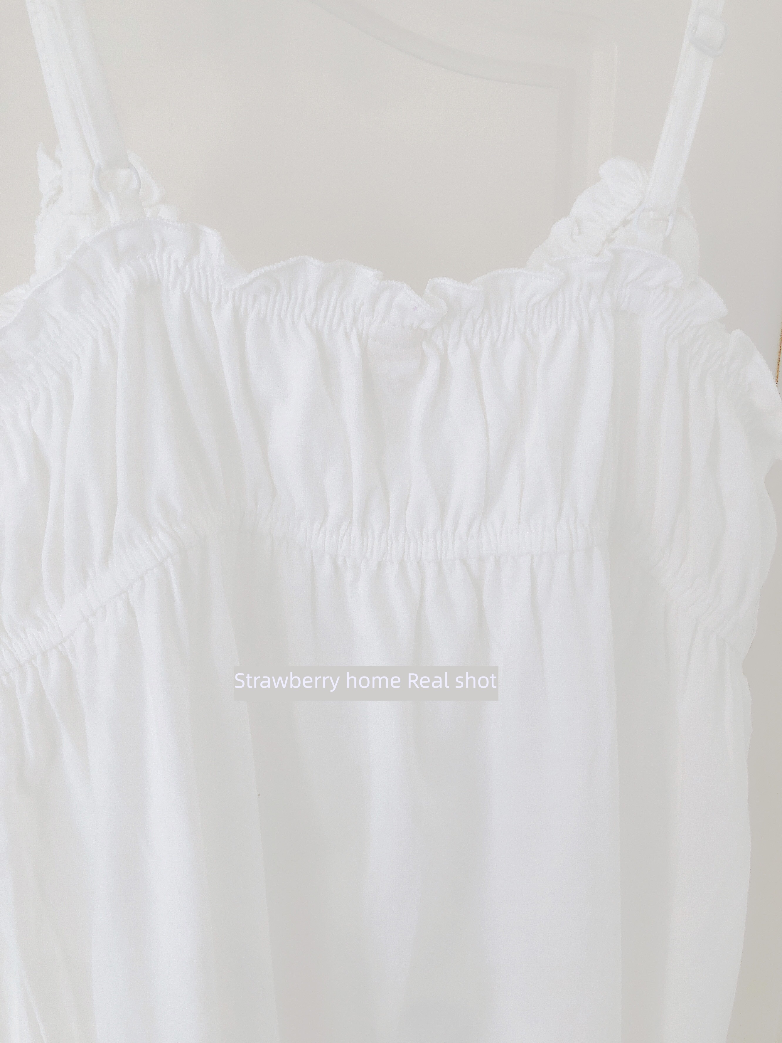 summer French Gong Tingfeng lovely pure cotton camisole Nightdress