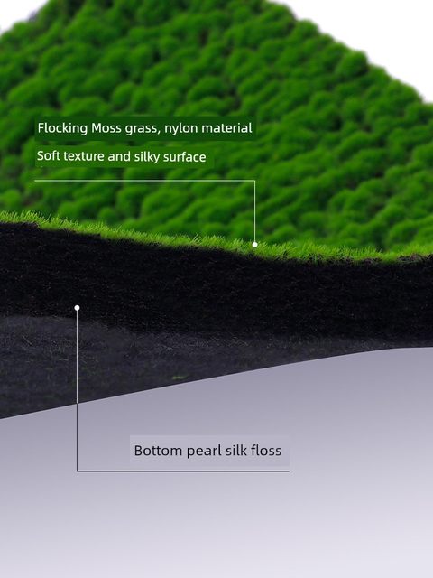 DIY Making simulated moss lawn turf sand tray building model material grassland scene micro landscape decoration