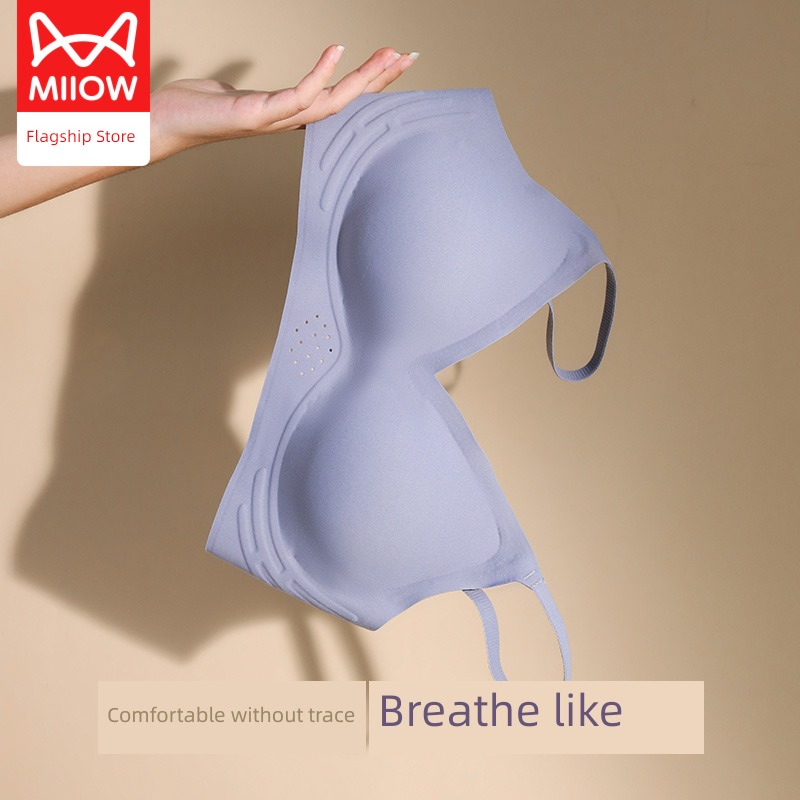 MiiOW  Small chest Gather together Wireless  soft brace Underwear