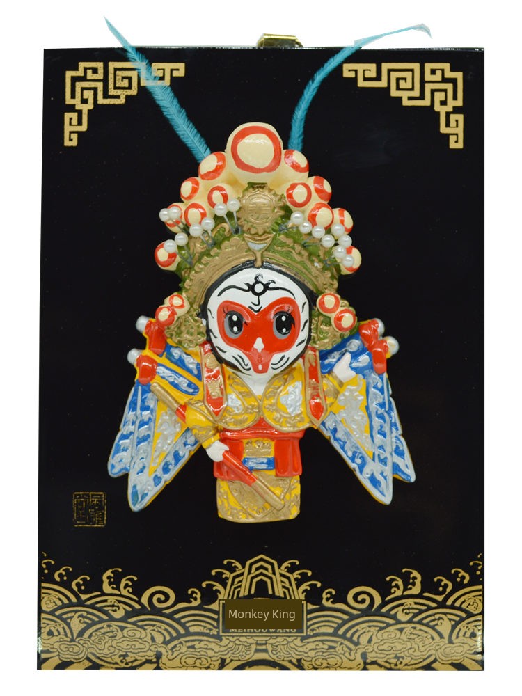 Chinese Style Features Gift Handicraft Peking Opera Facial Makeup