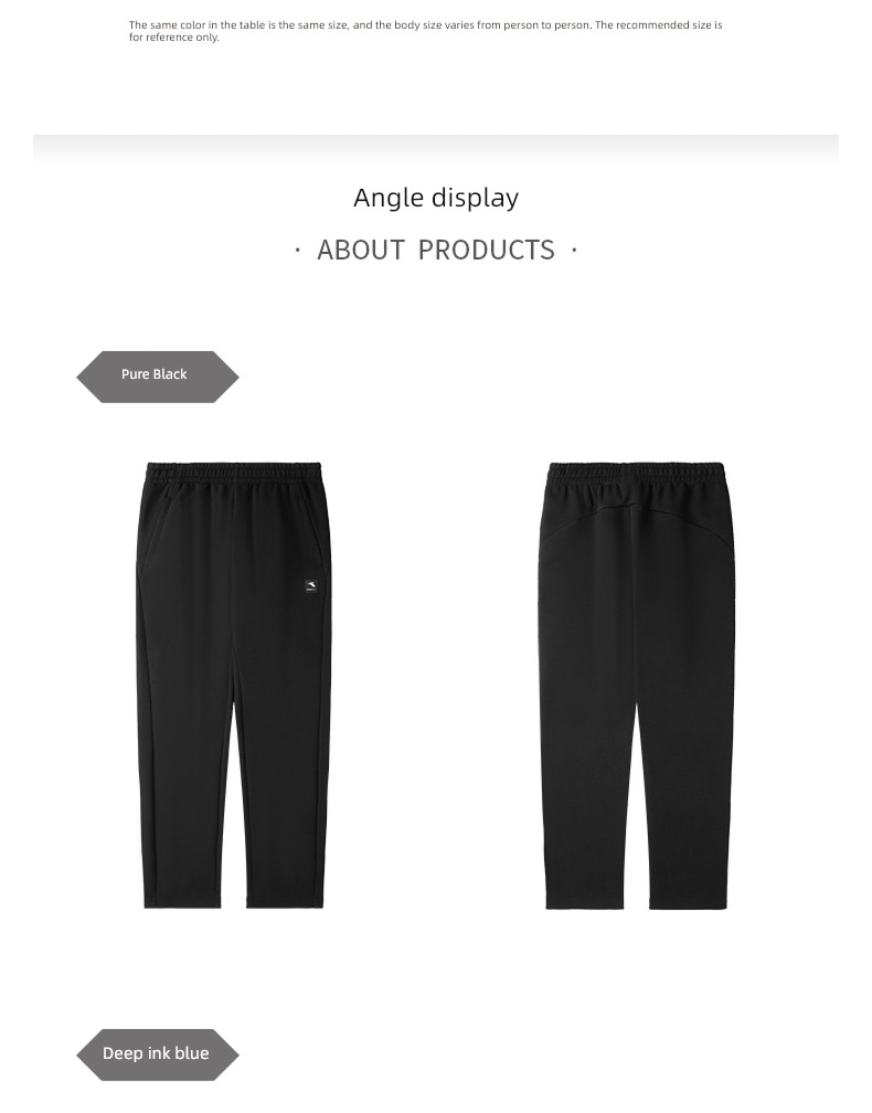 Plush keep warm easy Straight cylinder leisure time Sports pants
