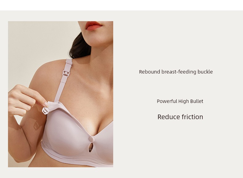 Sohiwoo Maternity Breastfeeding Underwear Autumn Push up and Anti-Sagging Bra Breastfeeding Special Pregnancy Plus Size — 21