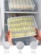 Dumpling box frozen dumplings multi-layer egg storage box refrigerator fresh food quick freezer dumpling wonton tray for household use