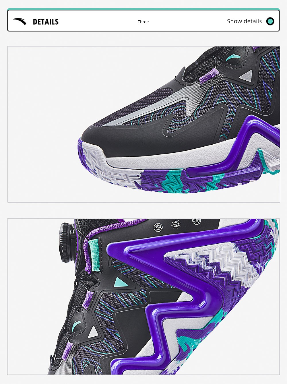 Anta Kids Reverse Scale | Boys' Basketball Shoes 2026 Autumn New Model Professional High-Support Sports Shoes Official — 56