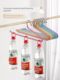 Jiabangshou Rainbow Design Home Anti-Slip-Free Men and Women Goose-shaped Trouser Rack Stainless Steel Clothes Rack Storage Artifact