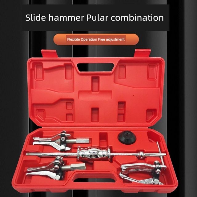 5-piece set of three-claw pulling horse sliding hammer pulling horse bearing remover puller inner hole outer ring removal tool puller puller