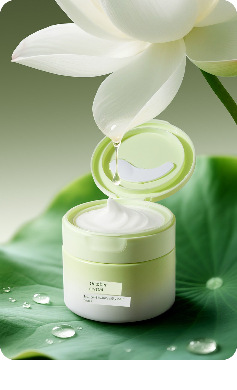 October Crystal Flower Delight Hair Mask for Pre-Pregnancy: Smooth and Silky, Improves Frizz, Hair Care, Moisturizing, Nourishing, Anti-Hair Breakage — 12