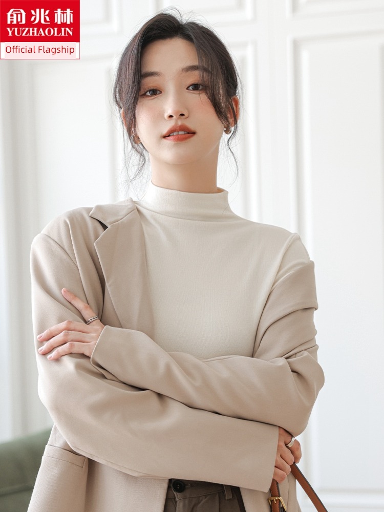 Autumn and winter Long sleeve T-shirt suit Inner lap Self-cultivation Undershirt