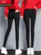 Black leggings for women with spring and autumn thin style extended 2025 new high waist tight pencil small feet small black pants