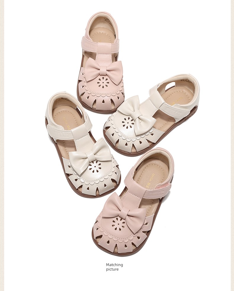 Belle Children's Shoes Girls' Sandals 2026 Summer New Soft-Soled Shoes Little Girls Princess Shoes Kidsren's Toddler Shoes — 13