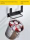 Kitchen pot lid rack wall-mounted punch-free space aluminum belt water connection multi-function household wall storage rack