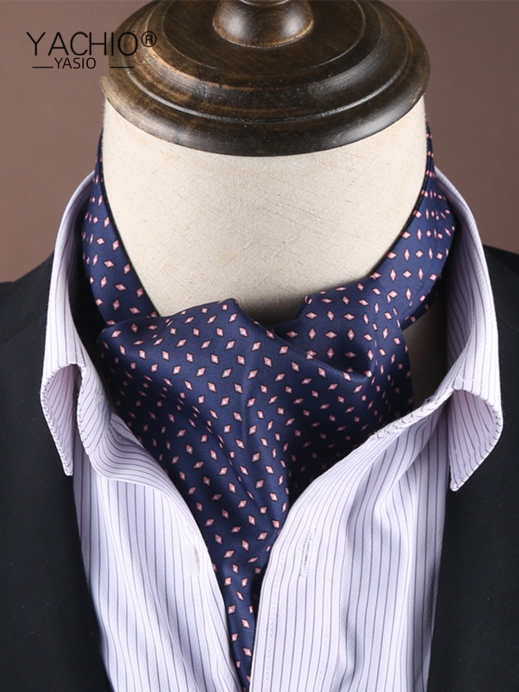 shirt two-sided printing business affairs formal wear male real silk