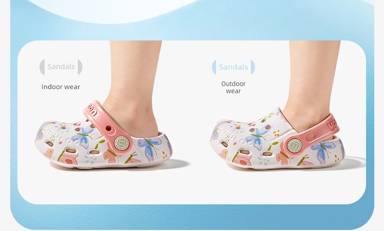 Children's Slippers for Indoor Use, New Summer Style for Boys, Clogs for Kids, Outdoor Sandals for Girls, Beach Shoes — 28