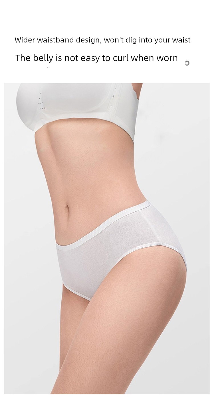 Catman 10A Disposable Underwear for Women, Pure Cotton, Antibacterial, for Pregnant Women, Postpartum, Large Size, Travel, Daily Disposable Underwear — 14