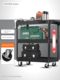 Green Forest Tool Cart Cart Auto Repair Mobile Tool Cabinet Heavy Duty Multifunction Three-Floor Workshop Hand Push Box