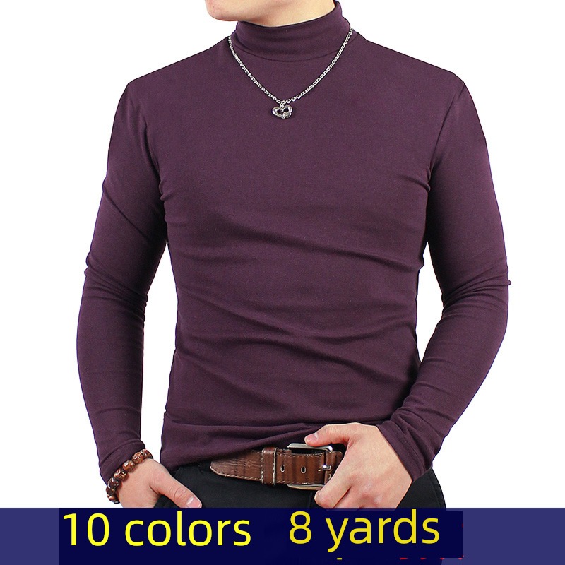 Big size Tight fitting Thickened section Inner clothes Long sleeve T-shirt